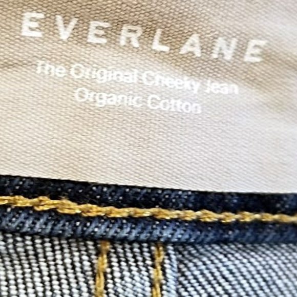 Everlane Original Cheeky Jean Organic Cotton Womens Size 25 Crop 26x26 - Picture 2 of 13